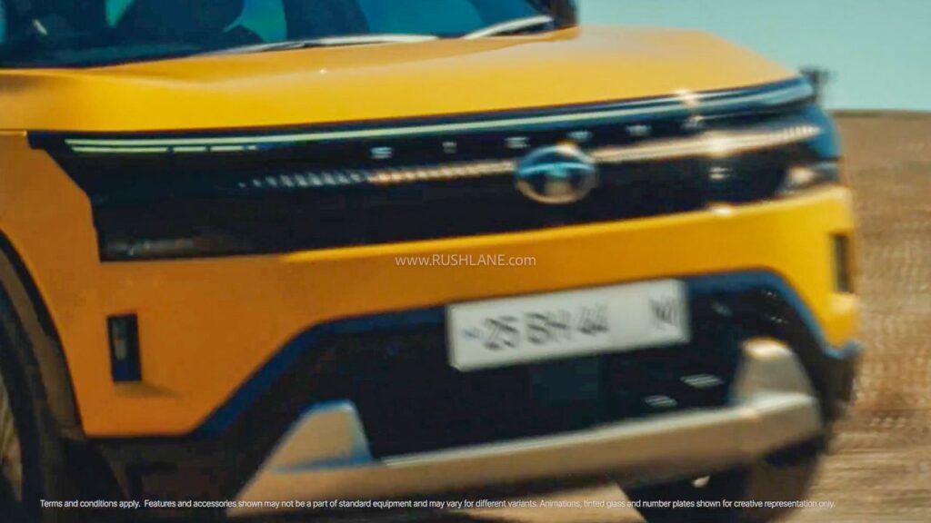 new tata sierra launch teaser out yellow 3 New Tata Sierra First Official Launch Teaser Out