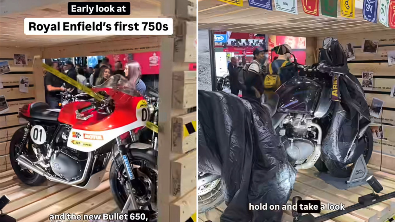 royal enfield continental gt 750 and himalayan 750 showcased at eicma Royal Enfield Continental GT 750, Himalayan 750 Showcased At EICMA